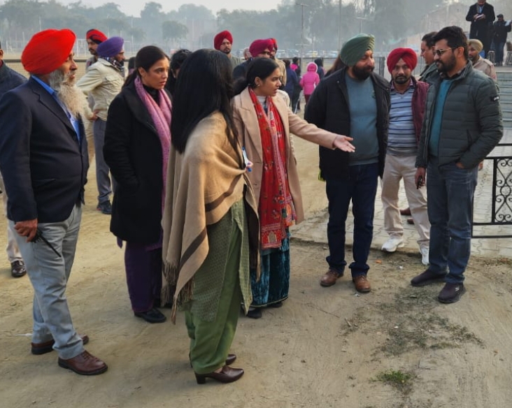 The Deputy Commissioner reviewed the Republic Day preparations